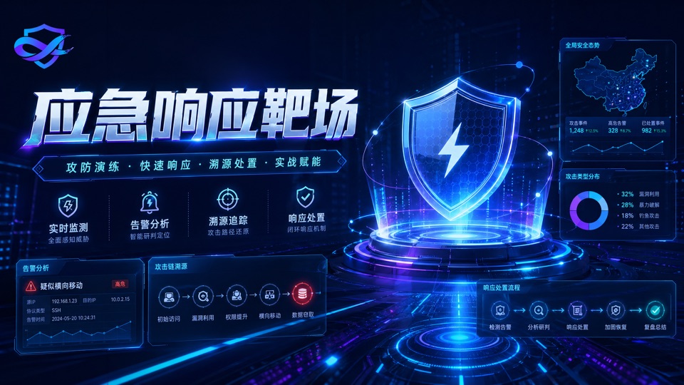 无境靶场应急响应封面：入侵排查与溯源复盘