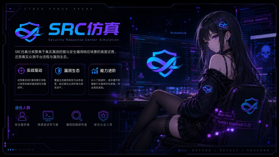 无境靶场 SRC 靶场封面：业务漏洞挖掘训练