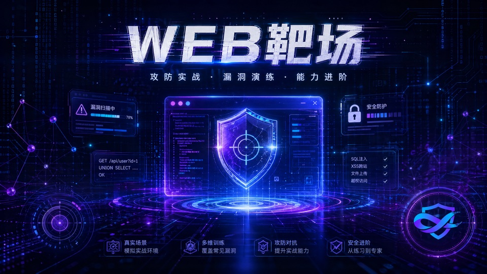 无境靶场 Web 靶场封面：漏洞复现与攻防演练